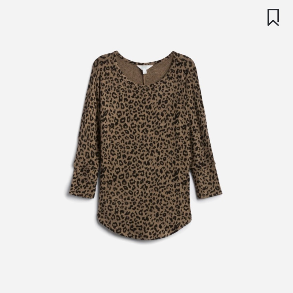 Market & Spruce Corinna brushed dolman knit top